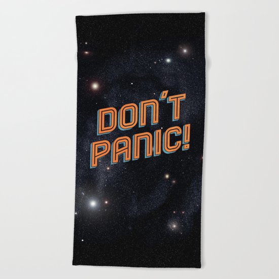 Don't Panic Beach Towel