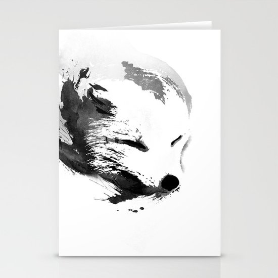 White Fox Stationery Cards