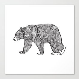 Black Bear Canvas Print