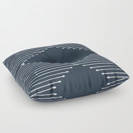 Geo (Annapolis Blue) Floor Pillow