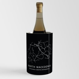 North Macedonia Road Map  Wine Chiller