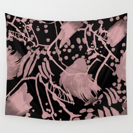 Electrical Spots in Black and Pink! Wall Tapestry