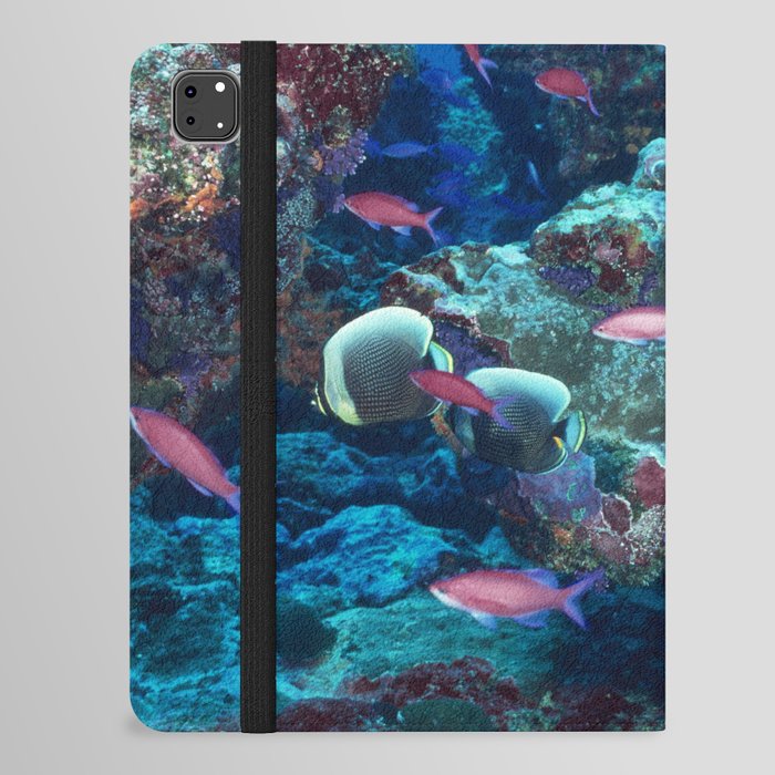 Fishes Swimming in Coral Reef iPad Folio Case