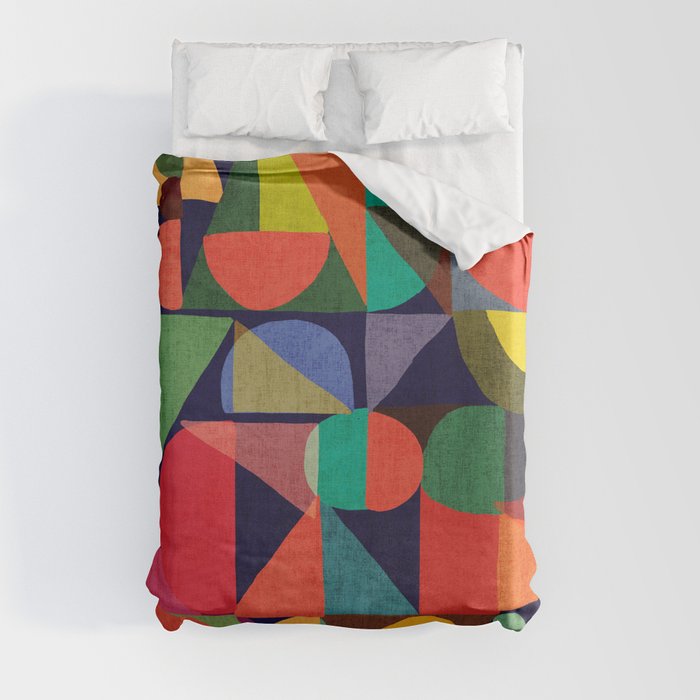 Color Blocks Duvet Cover