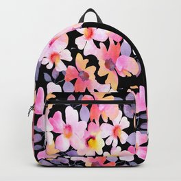Pink-Indigo flowers  Backpack