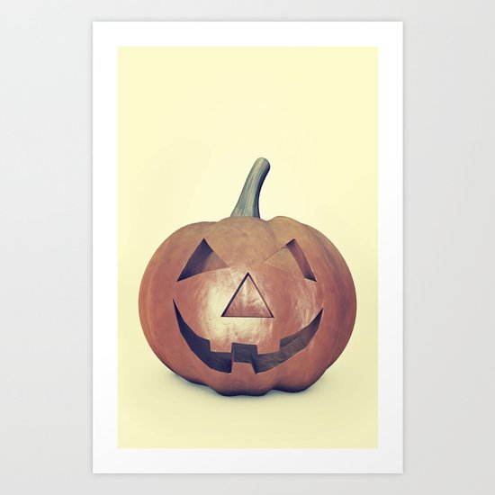 Smile Head Art Print