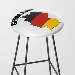 Germany Map - Deutschland Flag Travel Bar Stool