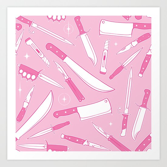 Gorgeous Knife Art Print