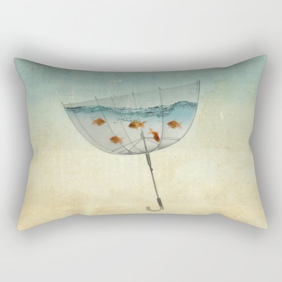 keeping the balance Rectangular Pillow