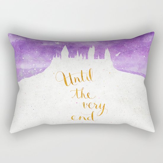 Until the very end Rectangular Pillow