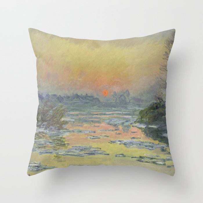 Claude Monet Throw Pillow