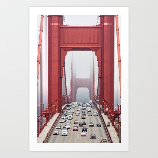 Across The Gate Art Print