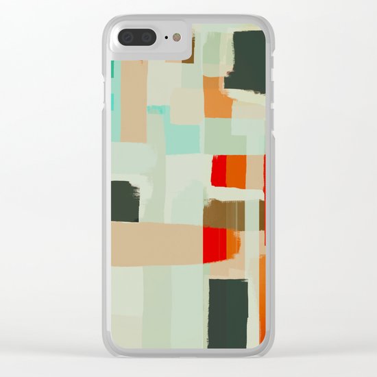 Abstract Painting No. 13 Clear iPhone Case