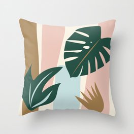 Jungle Palm Throw Pillow