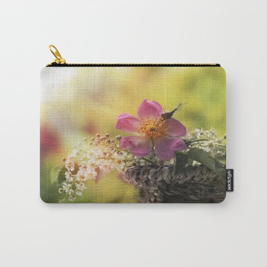 Lovely flowerbouquet in a special light- Rose Roses Carry-All Pouch
