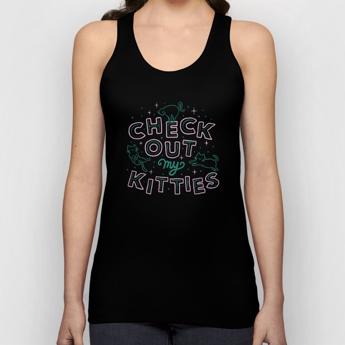 Check Out My Kitties by Tobe Fonseca Tank Top