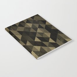 Gold triangles Notebook
