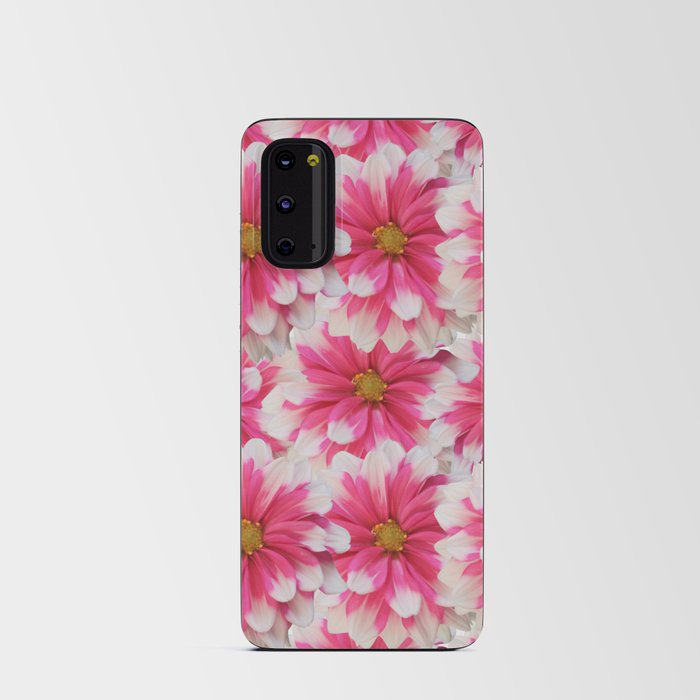 Dahlia Flower Pattern Android Card Case