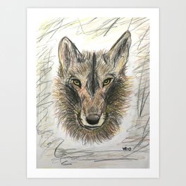 The Felix wolf Art Print