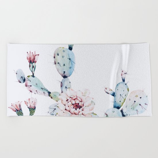 Fresh Cactus II Beach Towel