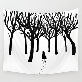 A Tangle of Trees Wall Tapestry