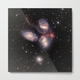 Nasa and esa picture 65 : Stephan’s Quintet by James Webb telescope Metal Print | Sky, Esa, Astronomy, Space, Photo, Planetarium, Flight, Nasa, Starry, Planet 