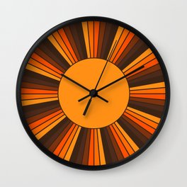 Golden Sunshine State Wall Clock