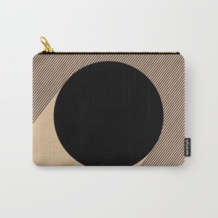 Black Circle Carry-All Pouch