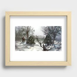 There Is A Sniper Somewhere in This Image Recessed Framed Print