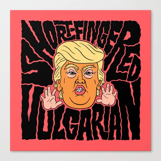 Short-Fingered Vulgarian Canvas Print