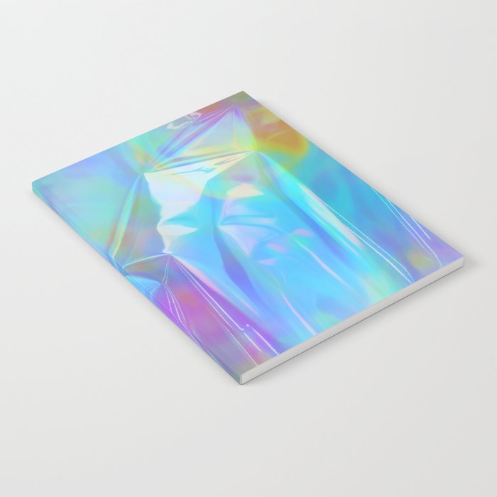 Aesthetic Y2K 2000s Retro Abstract Colorful Trippy Design Notebook