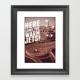 Here They Come! Framed Art Print
