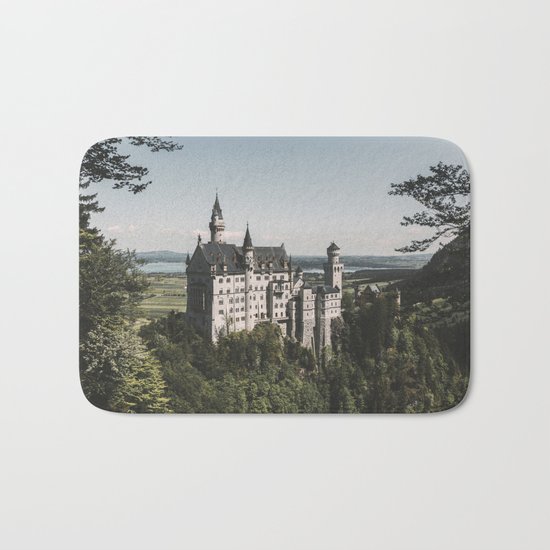 Neuschwanstein fairytale Castle - Landscape Photography Bath Mat