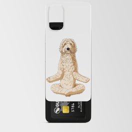 Meditating Labradoodle Dog Android Card Case