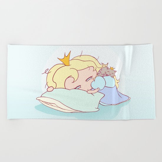Lil Princess Nap Time Beach Towel