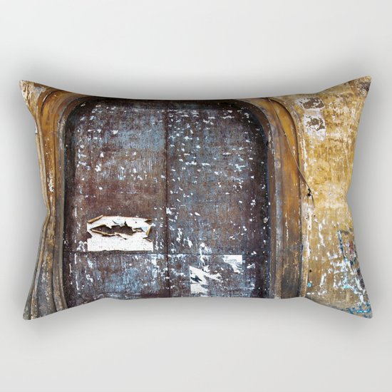 Old Sicilian door of Catania Rectangular Pillow