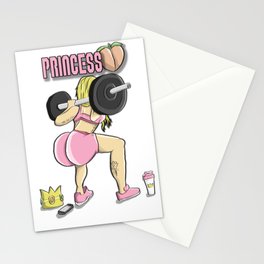 Fitness Princess Stationery Card