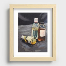 Don't drink chemicals Recessed Framed Print
