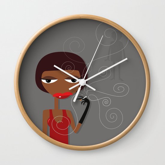 Smoking hot Wall Clock