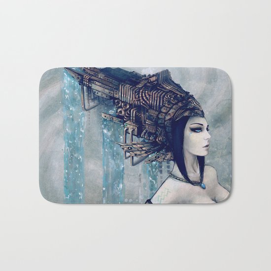 Zodiac Sign: Aquarius Bath Mat