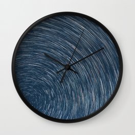 Earth's Rotation Wall Clock | Long Exposure, Astronomy, Space, Constellation, Pattern, Photo, Startrails, Axis, Stars, Northstar 