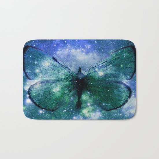 Celestial Butterfly Bath Mat