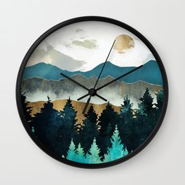 Forest Mist - Custom Horizontal Wall Clock