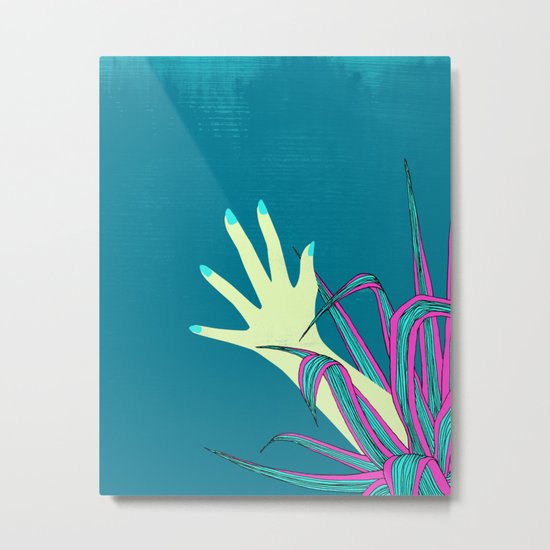 give it a try Metal Print