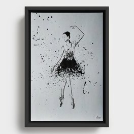 Ballerina №036  Framed Canvas