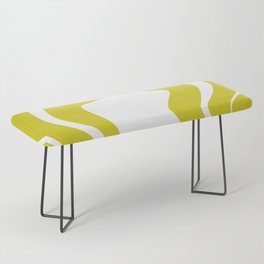 Yellow abstract Bench
