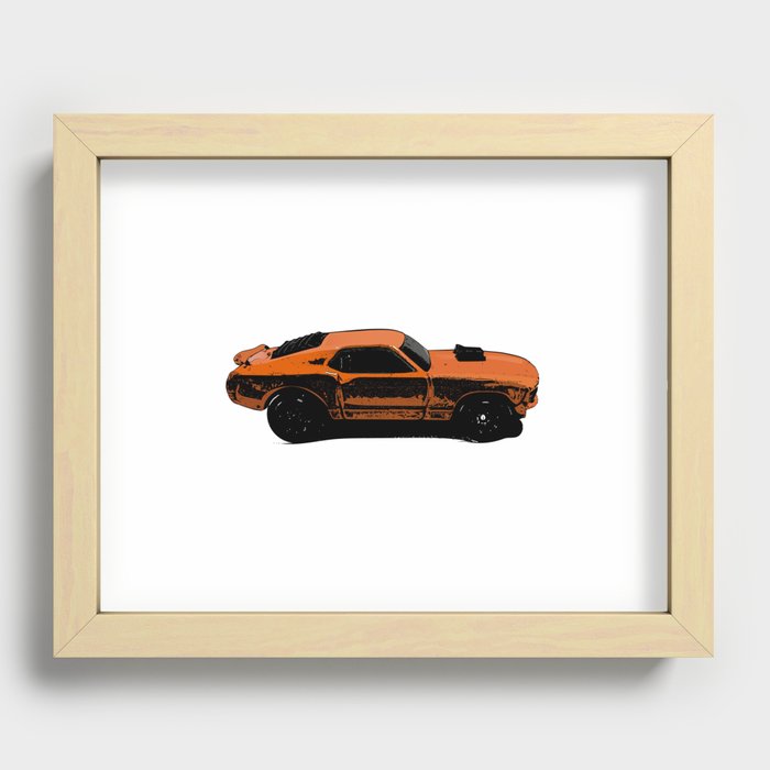 First Hot Wheel Recessed Framed Print