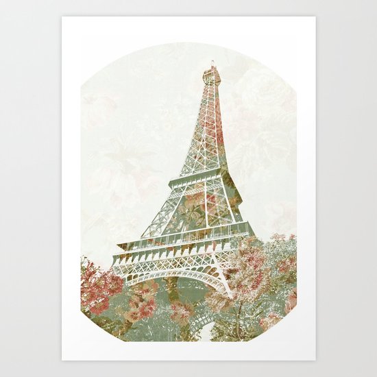 Flower Tower Art Print