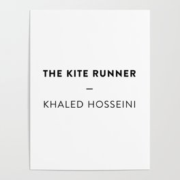 The Kite Runner  —  Khaled Hosseini Poster