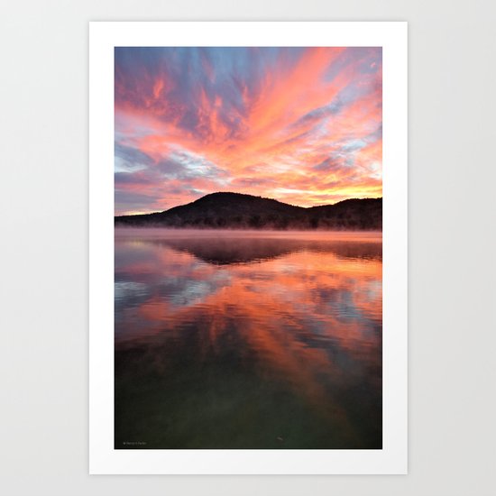 Sunrise: Fire and Water Art Print